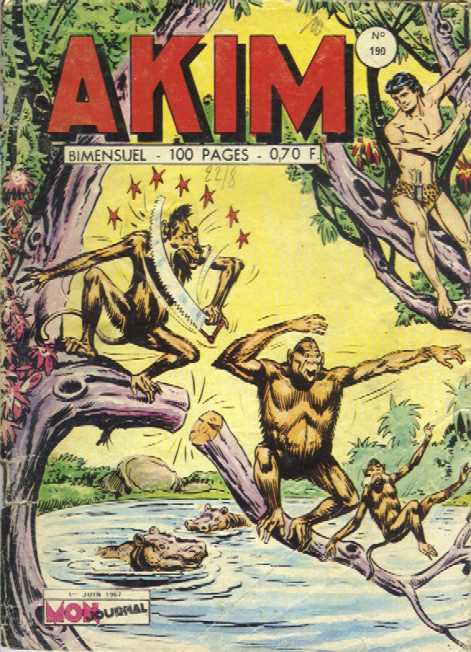 Scan de la Couverture Akim n 190